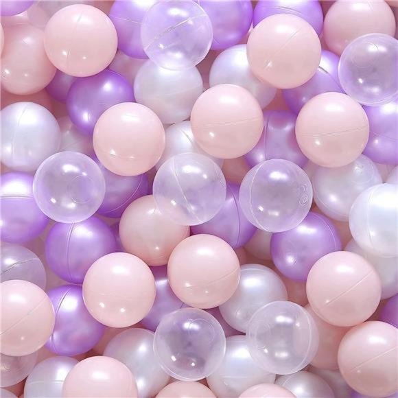 Ball Pit Balls,100pcs Plastic Stress Balls for KidsGirls Playhouse Unicorn Party - Picture 1 of 6